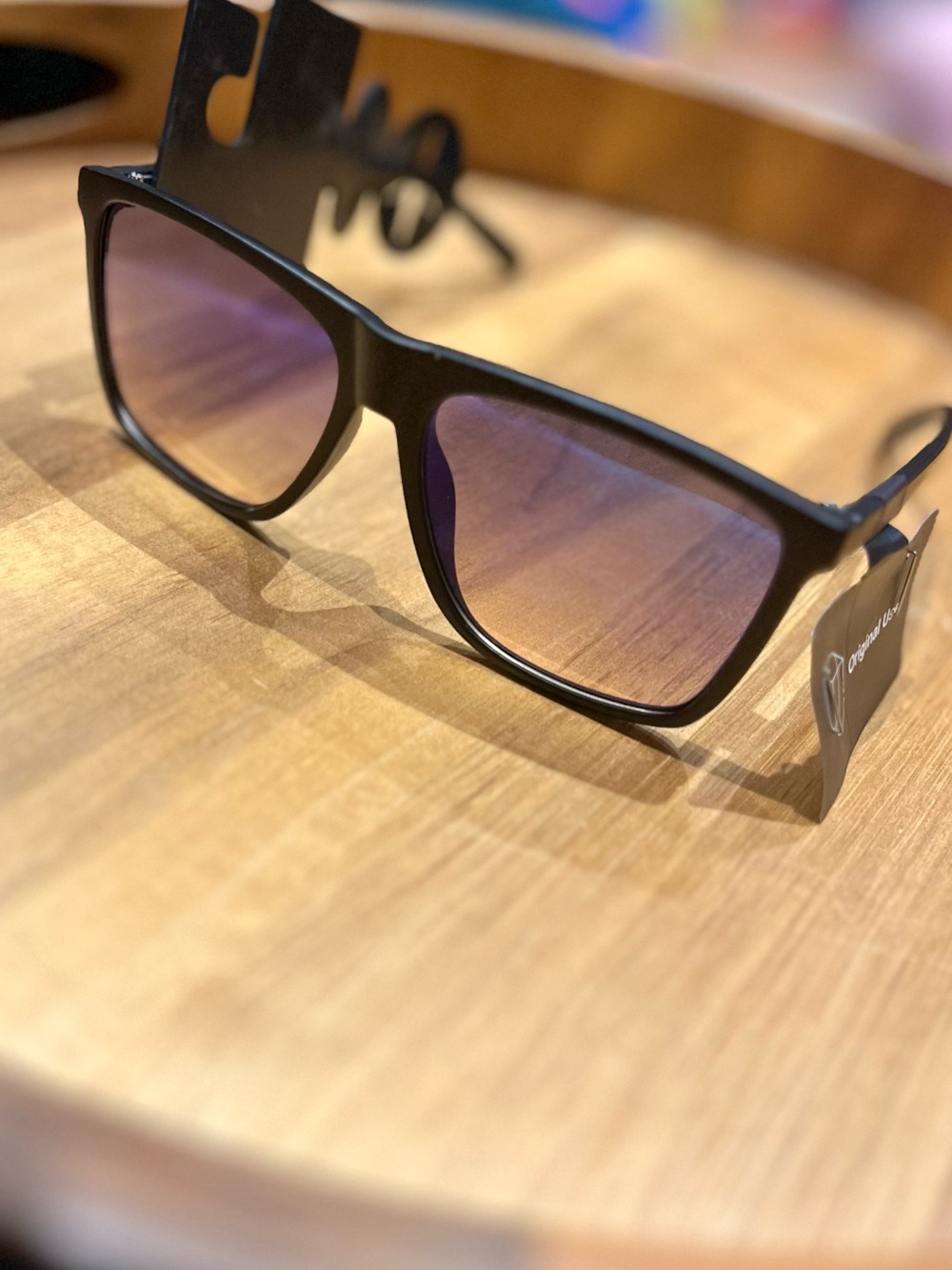 Original Use - Men's Black Sunglasses with Gradient Lenses